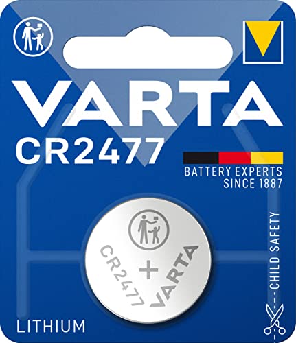 Varta 6477101401 Electronics CR2477 batteria a bottone al litio Single Blister 3 V batteria argento