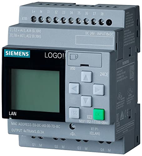 Siemens 6ED1052-1HB08-0BA1 Modulo di controllo SPS, 24 V/DC, 24 V/AC