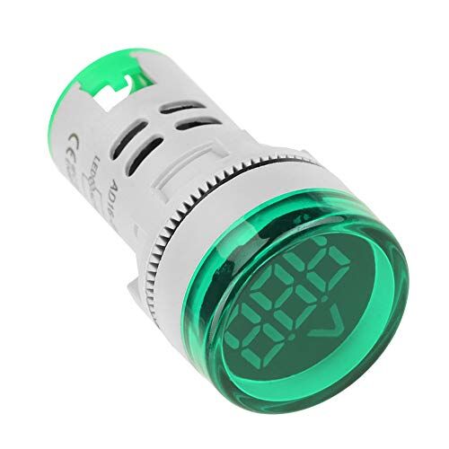 YWBL-WH AC 60~500 V mini voltmetro digitale segnale indicatori test di controllo di tensione LED display portatile tester di tensione [Classe di efficienza energetica A+++](verde)