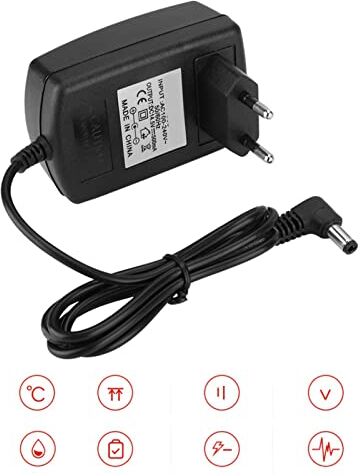 Kadimendium Adattatore di Alimentazione 14,5 V 500 mAh, Caricabatteria Adattatore Universale a Tensione Stabile 100-240 V per Alimentatore Elettronico Domestico (Spina UE)