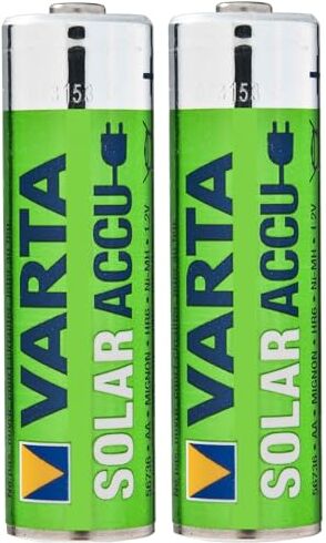 Varta 1x2 Solar Accu AA NiMH 800 mAh Mignon,  (800 mAh Mignon)