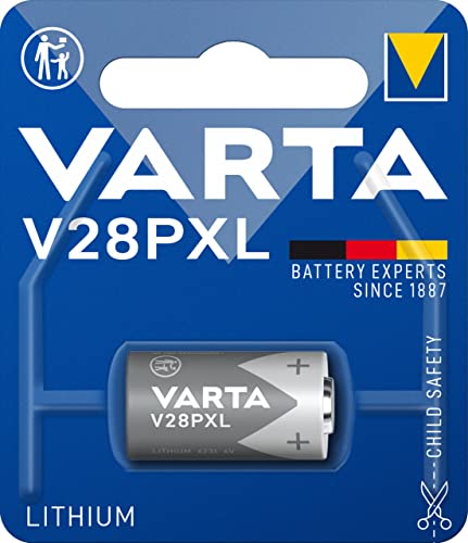 Varta , 6231101401, Batteria Litio Fotografica, 6 Volts, Diametro 13mm, Altezza 25,1mm, 170 mAh, confezione 1 pila