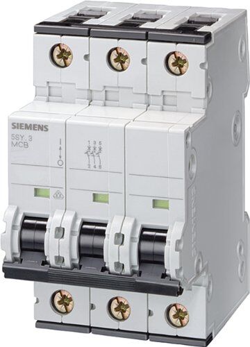 Siemens 5SY6 – Interruttore automatico 6 KA curva B 3 poli 16 A 70