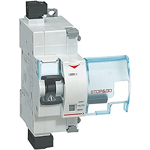 BTicino Serie BTDIN Salvavita Stop Go a Riarmo Automatico, Grigio