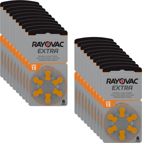 Rayovac 120 batterie per apparecchi acustici  13 Extra advanced/batterie per apparecchi acustici PR48/13AE,A13,DA13,P13,PR13H