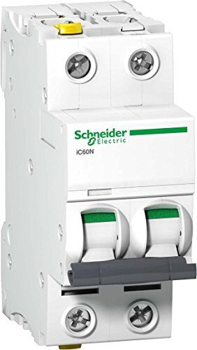 Schneider Interruttore di Circuito iC60N, 2P, 6A, C, Bianco