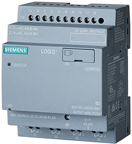 Siemens 6ED1052-2MD08-0BA1 Modulo di controllo PLC 12 V/DC, 24 V/DC