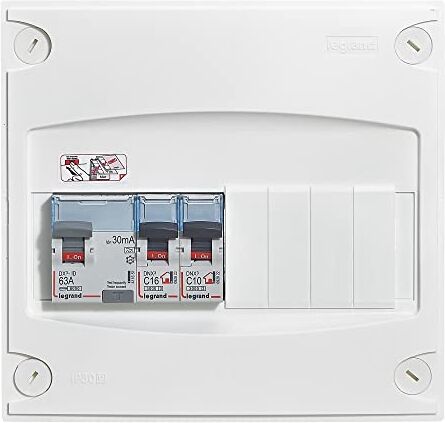 Legrand Quadro elettrice Dotato di interruttori, bianco, , 400 voltsV