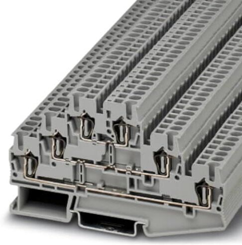 Phoenix TERMINALE MULTILIVELLO CONTACT ST 2.5-3L, sezione nominale 2,5 mm², 6 connessioni, grigio, 1 pezzo