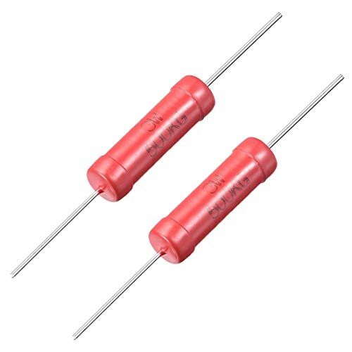 Generic XYWHPGV 3W Potenza nominale 500K Ohm Resistore elettrico a pellicola ad alta tensione per vetro ad alta tensione 2 pezzi(878d1 0d087 1c3a5 4ea19 72d19 9d1e9