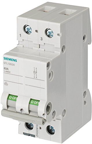 Siemens – Interruttore 70 mm 400 V 2 Moduli 35 mm2 2 poli 32 A