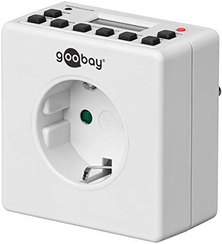 goobay Timer Digitale, Bianco