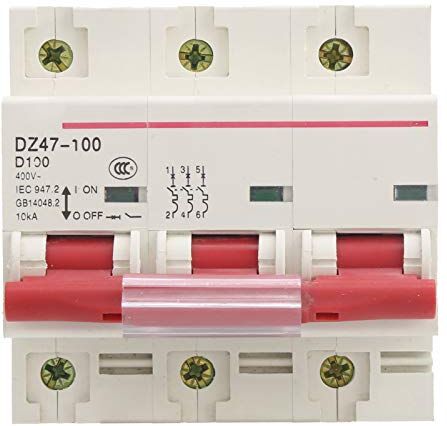 EFDSVUHE Interruttori ad aria Interruttore automatico, interruttore automatico tipo D Protezione da perdite sicure 400 V for uso domestico for la distribuzione di energia