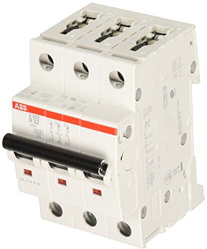 ABB S203 B32 INTERRUTTORE AUTOMATICO 6KA 3P, White