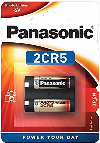 Batteria al litio Panasonic 2CR5 6V Blister 1