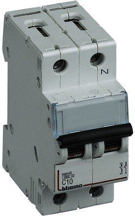 BTicino Interruttore magnetotermico 1P+N 10A  Serie Btdin