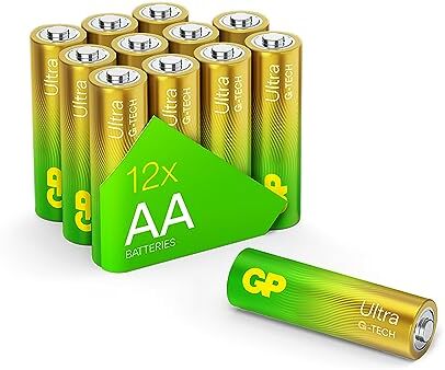 GP Batterie AA  Ultra alcaline 1,5 V, 12 pezzi