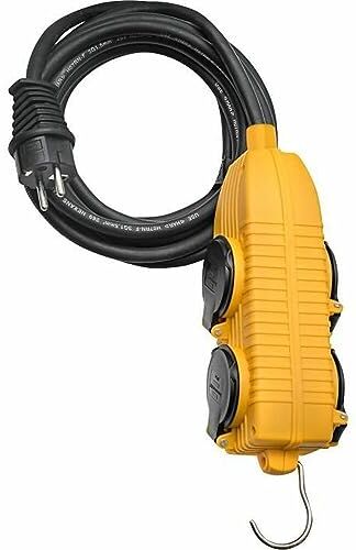 Brennenstuhl Prolunga multiprese powerblock, 10 m, giallo,