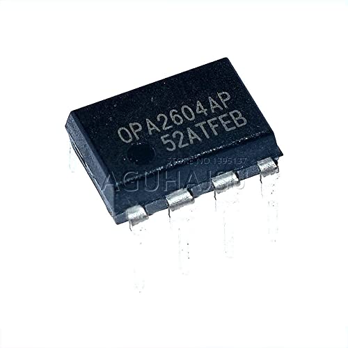 Generic 5pcs OPA2604AP DIP8 OPA2604A DIP OPA2604 DIP-8 2604AP Dual FET-Input Low Distorsione AMPLIFICATORE OPERATIVO