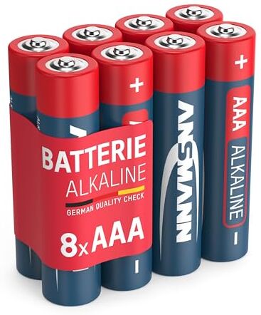 Ansmann Red 5015360 Lr03 Micro 8X Alcaline Aaa Batteria Alcaline