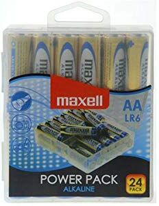 Maxell batteria alcalina, confezione da 24 pezzi, contenuto della confezione: 24 scatole