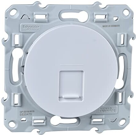 Schneider Electric Toma RJ45 Categoria 6 UTP Blanco