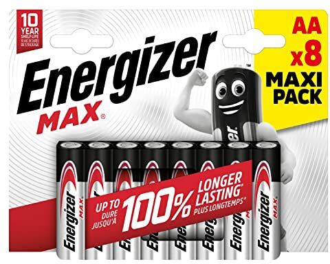 Energizer PILAS ALKALINE MAX E301531300, AA / LR6 BP8 BR, Grigio