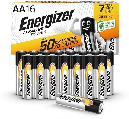 Energizer Alkaline Power AA, 16 Pack