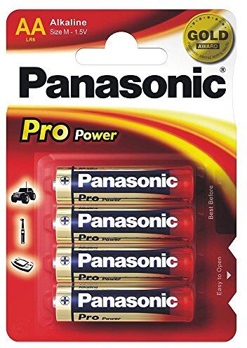 Panasonic PRO Power Oro AA Standard batterie alcaline cardato 4