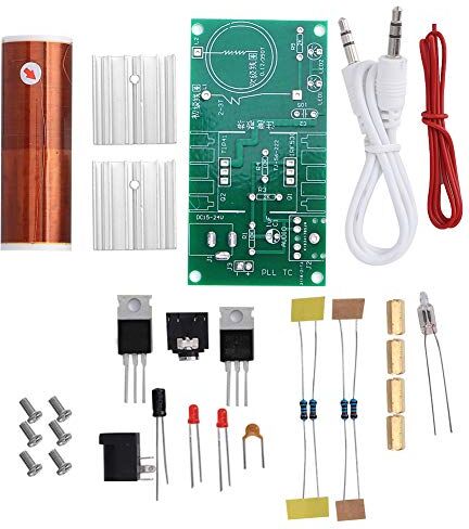 Weikeya Modulo bobina di Tesla, strumento bobina di Tesla chiaramente contrassegnato Vibrazione dell'aria non assemblata 3.5 porte per appassionati di elettronica, Componente elettronico