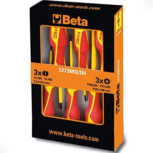 BETA 1273MQ/D6 Set di Giraviti Isolati 6 Pezzi