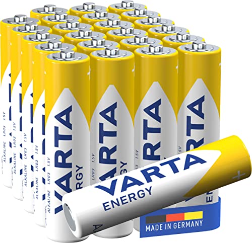 Varta Energy 4103229224 AAA Ministilo LR03 Batterie Alcaline, Confezione da 24 Pile, Blister risparmio (la confezione può variare )