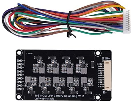 Spacnana 10S Li-ion Lipo Lifepo4 Batteria Equalizzatore Attivo BMS Balancer Batteria Al Litio Scheda di Trasferimento di Energia con Cavo 1.2A