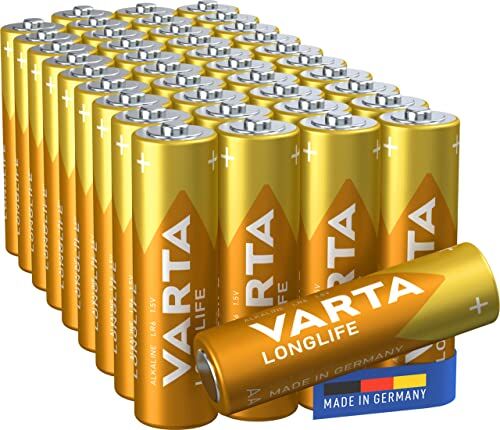 Varta Longlife Confezione da 40 Batterie AA Mignon