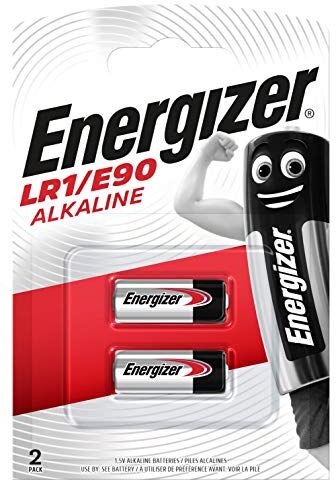 Energizer Batterie Alcaline LR1/E90, 1.5V, Confezione da 2