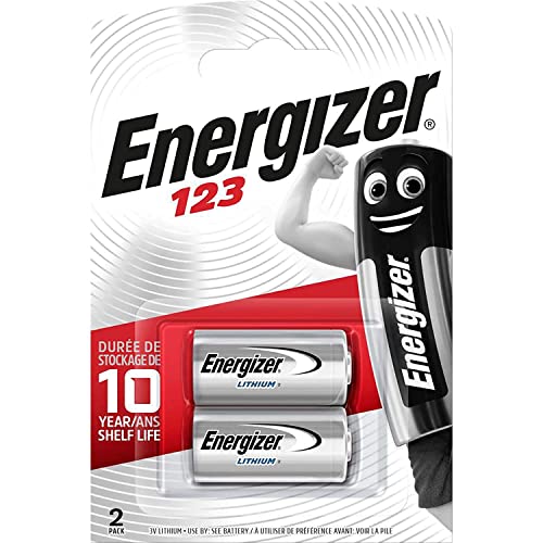 Energizer 123 Batterie al Litio, Confezione da 2