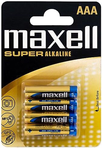 Maxell Batterie Mini Stilo AAA  Alkaline LR03