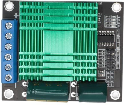 Generic Modulo Driver Motore DC Doppio PWM, Modulo Driver Motore DC Ad Alta Potenza 9V-30V Ad Alta Integrazione 60A da Sostituire