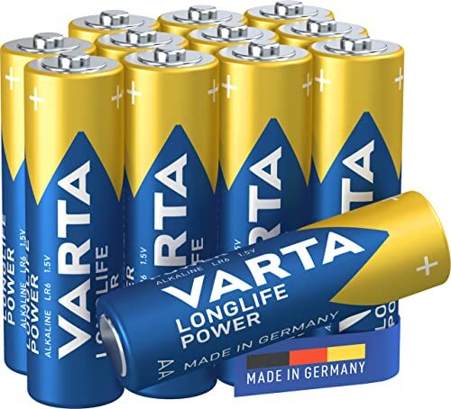 Varta Batteria alcalina AA x 8+4 Free Longlife Power (LR6) [la confezione può variare]