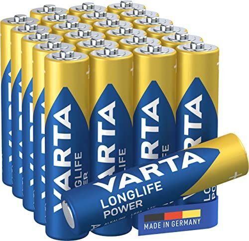 Varta Longlife Power Batteria Alcalina, Confezione da 24 Pezzi, Blu