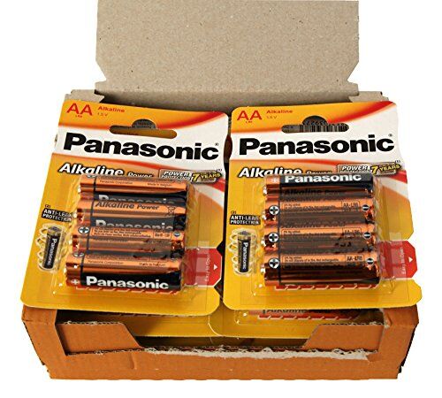 Panasonic Power LR6 AA – Confezione da 48 batterie alcaline