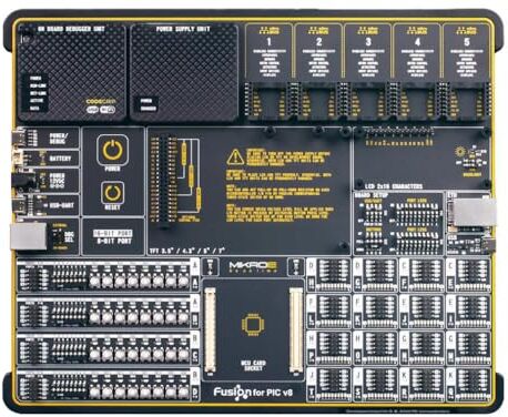 Generic DEV BOARD, MCU DSPIC/PIC a 32 bit, kit di sviluppo integrato (MIKROE-4548), confezione da 1