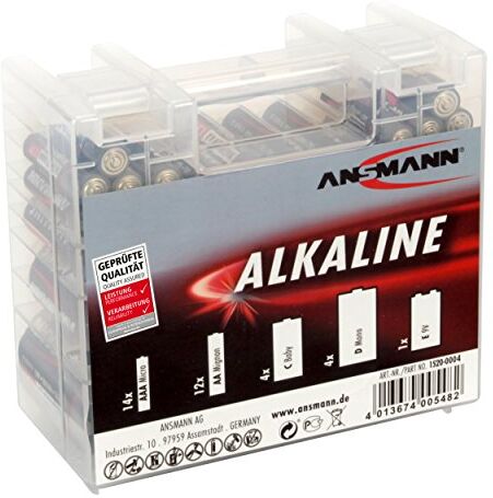 Ansmann Confezione da 35 Batterie Alcaline  Comprende...