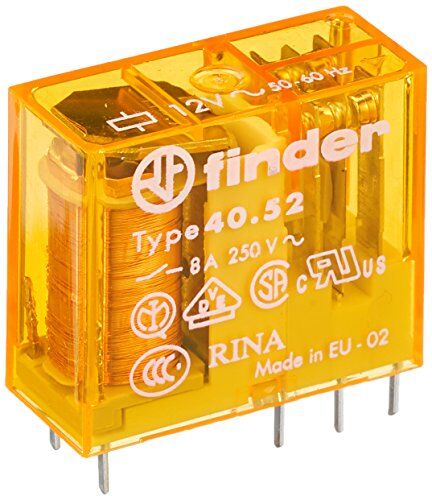 finder Relè a spina, 12 V AC, 2 W, 8 A, 1 pezzo,