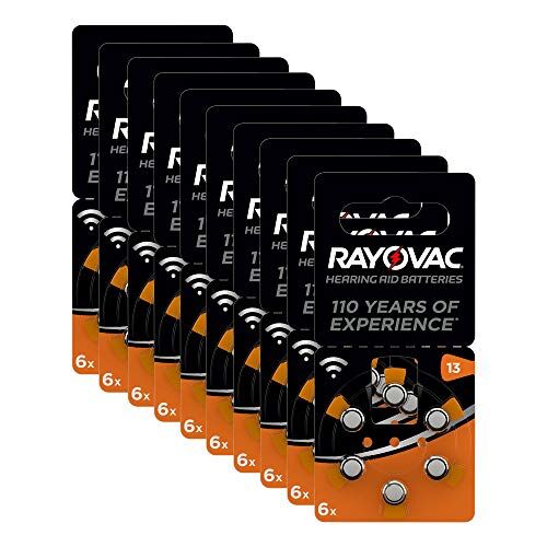 Rayovac Batterie per Apparecchi Acustici, 13 Arancio