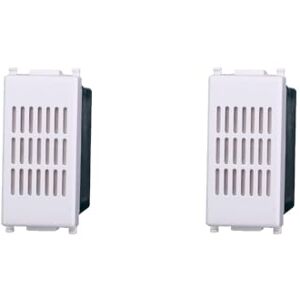 ElektroNova Suoneria 6A 230V Bianco compatibile Vimar Plana Kit 2 Pezzi 1601 ElektroNova Suoneria 6A 230V Bianco compatibile Vimar Plana Kit 2 Pezzi 1601