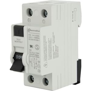 Electraline Interruttore Differenziale 63A, sensibilità 30mA, tipo A Electraline Interruttore Differenziale 63A, sensibilità 30mA, tipo A