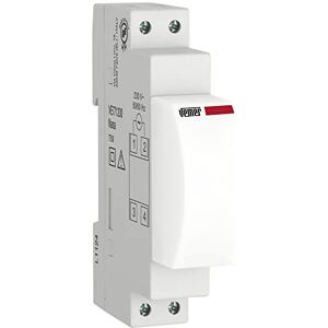 VEMER NANA Lampada di Emergenza per Illuminazione Quadro Elettrico in caso di Blackout, Installazione su Barra DIN, Alimentazione 230V, Bianca VEMER NANA Lampada di Emergenza per Illuminazione Quadro Elettrico in caso di Blackout, Installazione su Barra DIN, Alimentazione 230V, Bianca