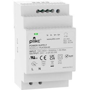 plikc Alimentatore switching modulare tensione regolabile (24Vdc 2,5A 60W) plikc Alimentatore switching modulare tensione regolabile (24Vdc 2,5A 60W)