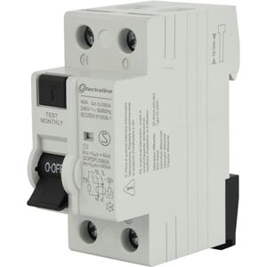 Electraline Interruttore Differenziale 40A, sensibilità 30mA, tipo AC Electraline Interruttore Differenziale 40A, sensibilità 30mA, tipo AC